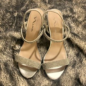 Only been worn once for a high school dance, very comfortable shoes